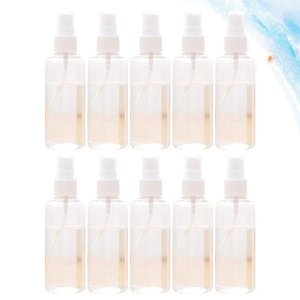

10 шт. портативных дорожных флаконов-спреев, многоразовые пластиковые контейнеры-органайзеры для шампуня, геля для душа, крема для лица