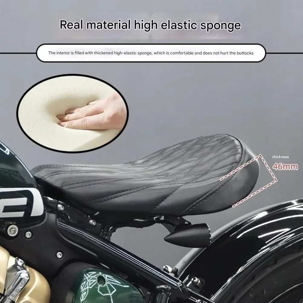 For Benda Napoleonbob 250 modified retro single front seat bobber widened and thickened front seat comfort cushion accessories