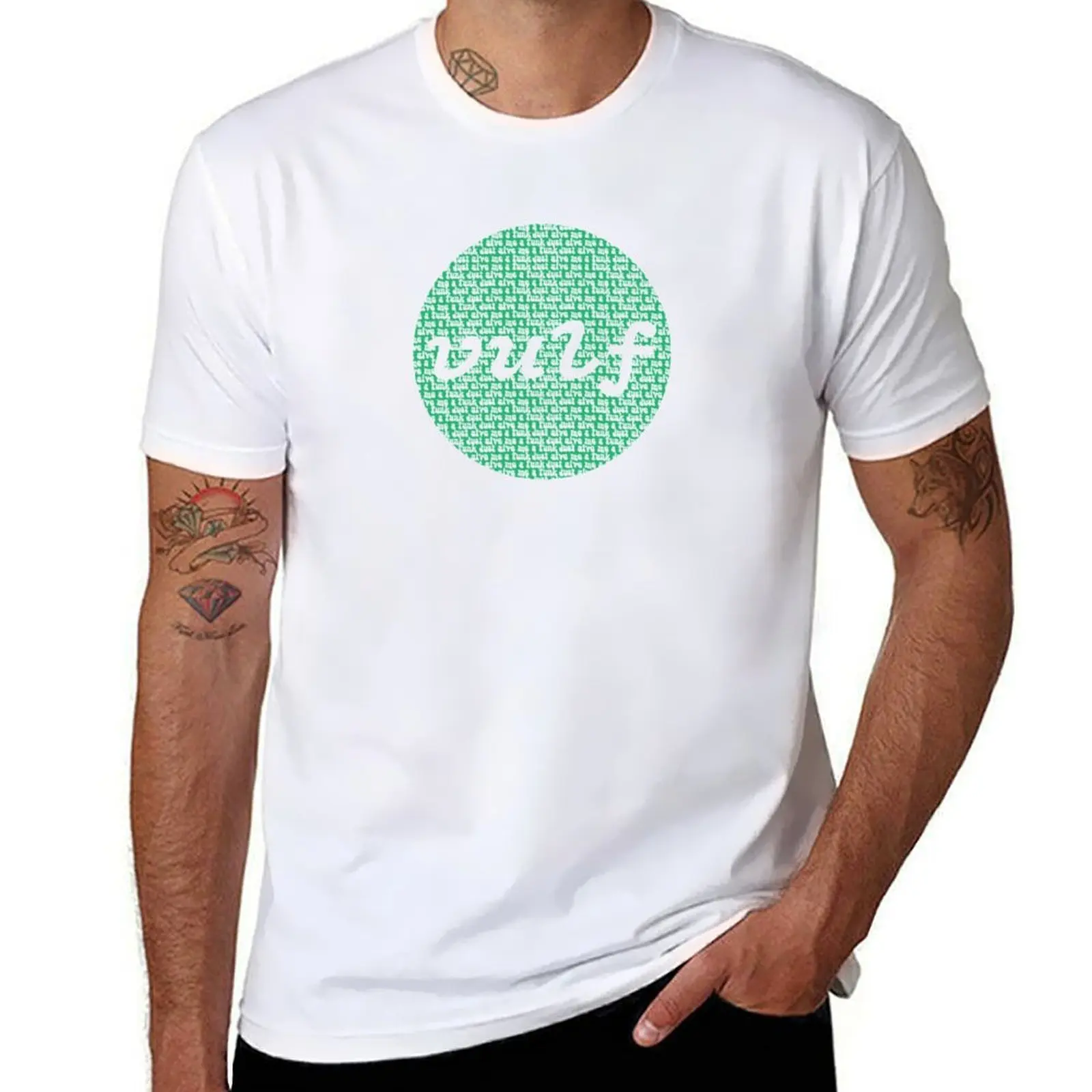 

Vulfpeck Shirt Vulf Circle Green Print T-Shirt t shirt man cotton man t shirt luxury T-Shirt