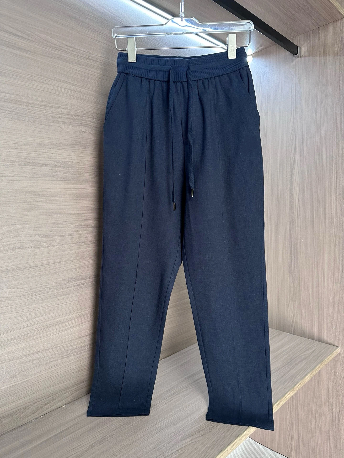 

Мужские повседневные брюки из льна, прямого кроя, деловые, простые, осенне-зимние, новые, удобные, свободного кроя