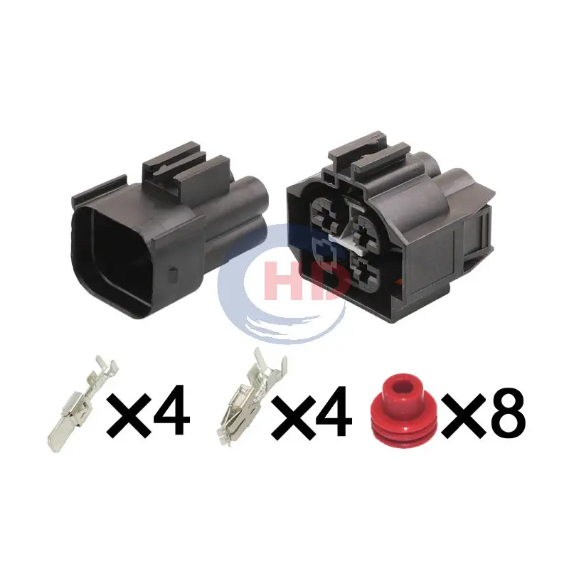 

1-20 sets 4pin Radiator Cooling Fan Motor Socket Connector HD046K-6.3-11 18295.000.00