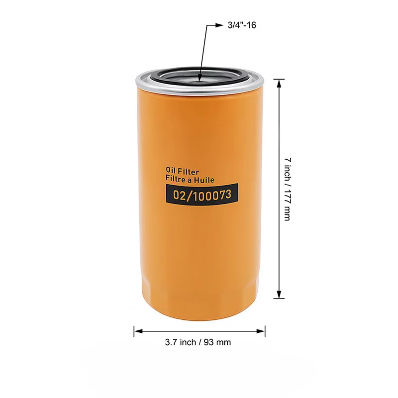 02/100073 02100073 فلتر زيت دوار متوافق مع محمل Jessibo 3CX 409