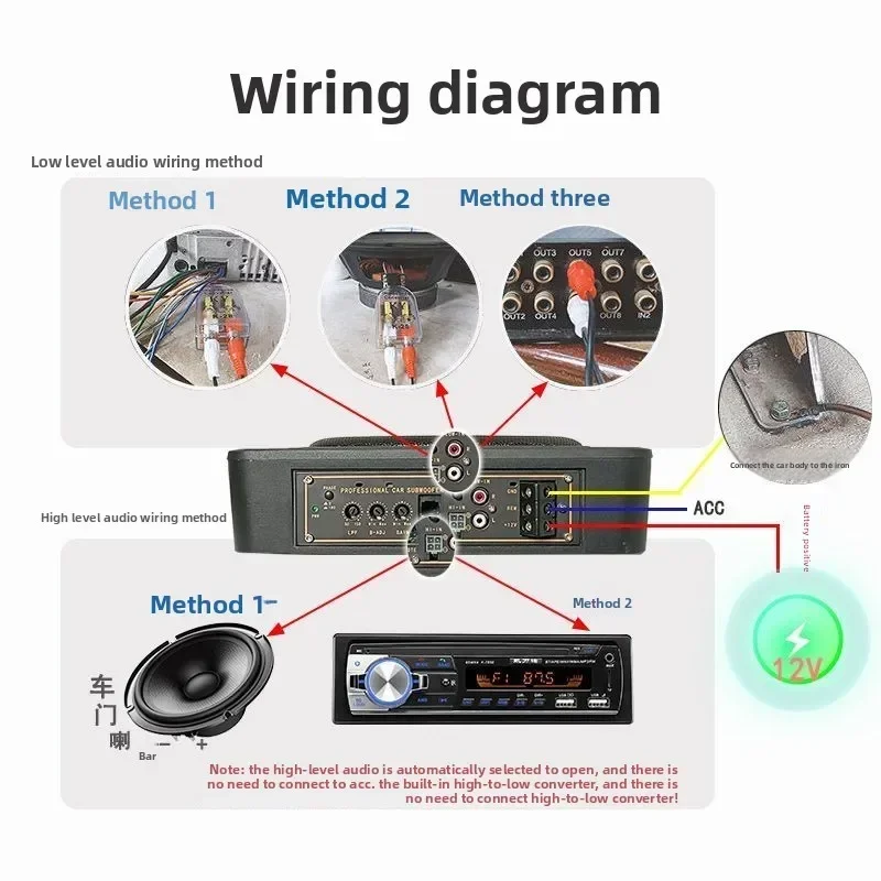 cannone-audio-per-auto-da-10-pollici-in-lega-di-alluminio-ultra-sottile-e-resistente-con-cavi-di-installazione-e-controllo