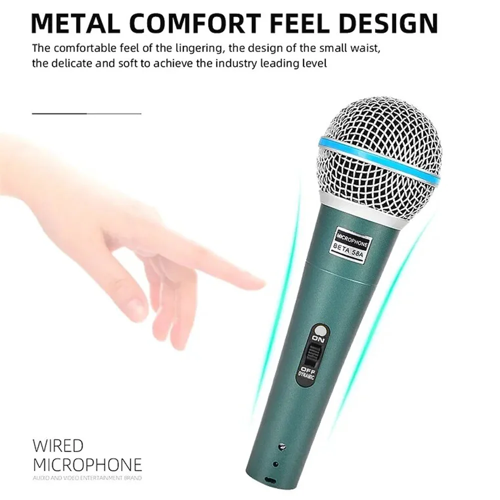 BETA58A BETA58 supercardioid Dynamic Microphone For Stage Singing Professional Wired Mic for Shure Karaoke Recording Vocal