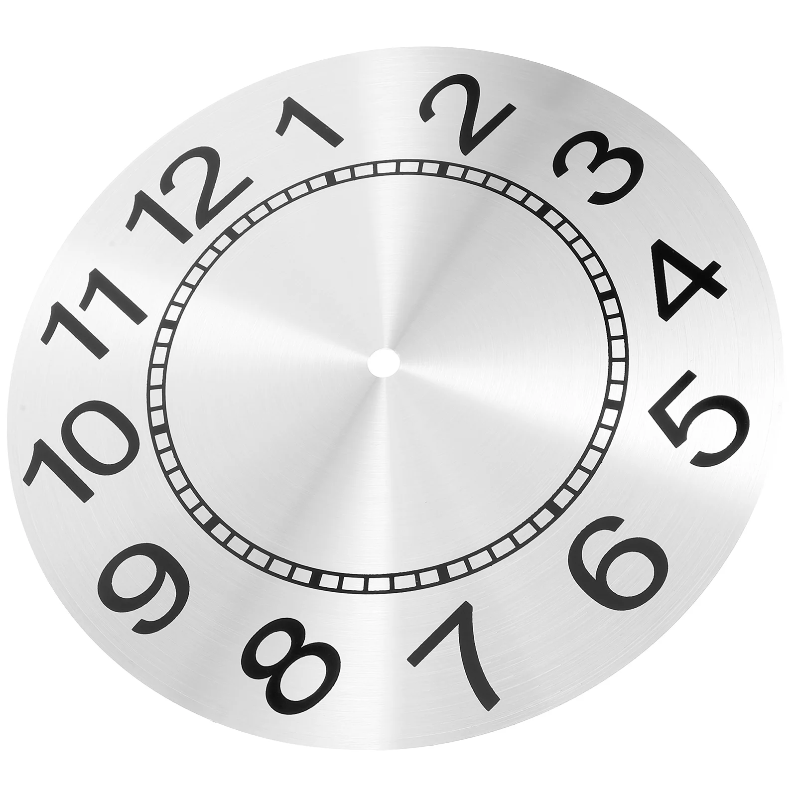 

Clock Dial Replacement for DIY Standing Clock/grandfather Round Plate Aluminum Wall Panel Accessory