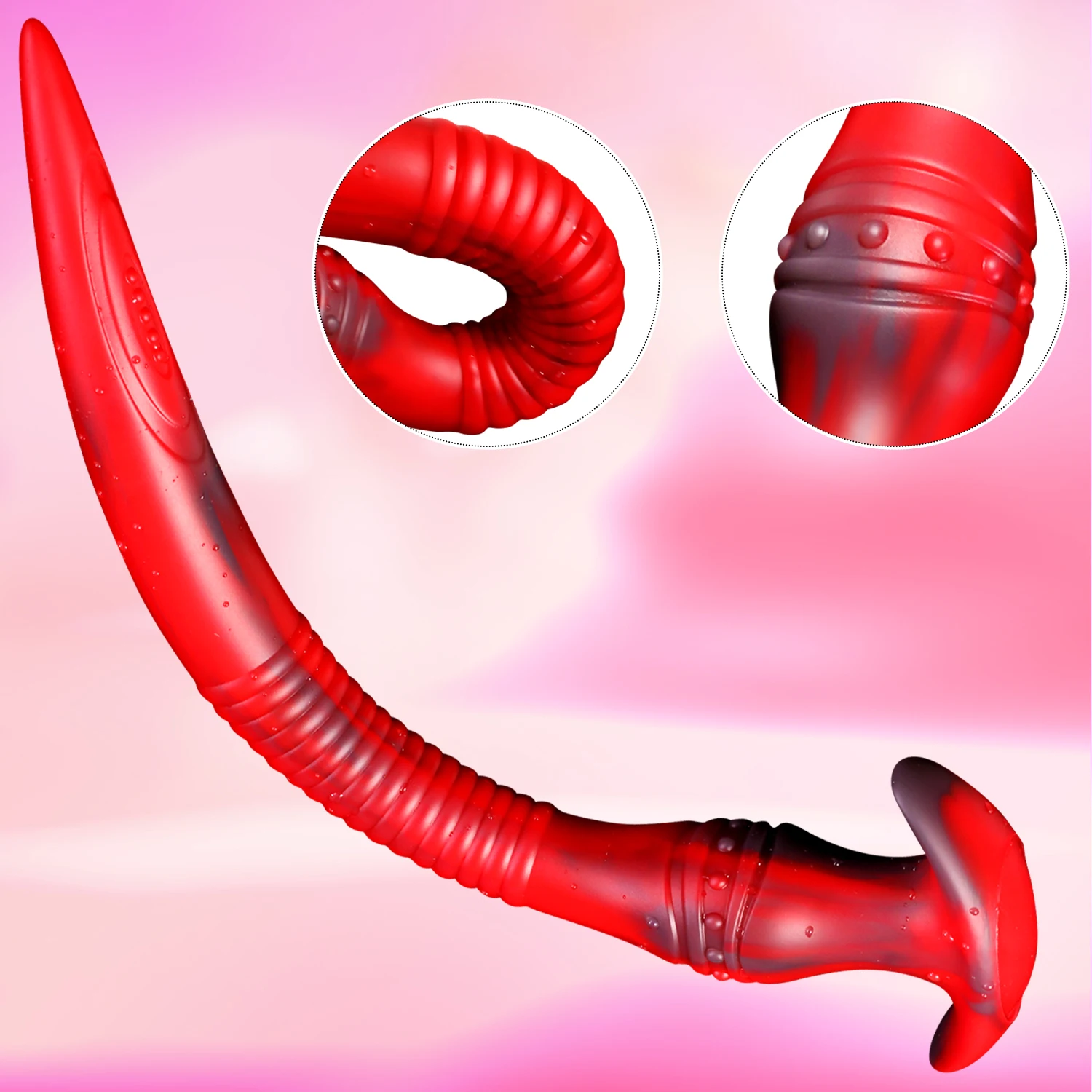 Anal Plug 57cm/22 inch Long Butt Plug Tail Adult Sex Toys For Women Men Prostate Massage Anal Dilation Soft Silicone Butplug