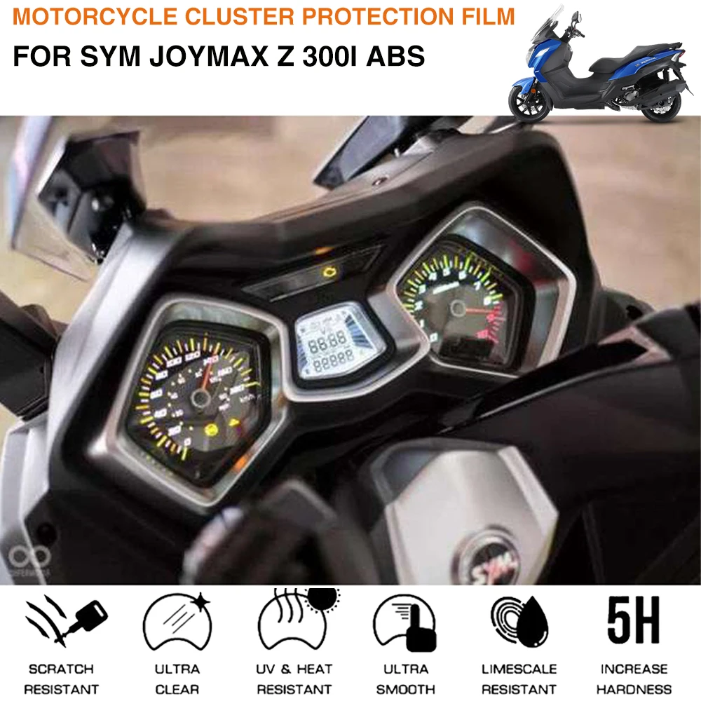 

Fit For SYM joymax z 300i 300 joymax z300i z300 Speedometer Speedo Screen Cluster Scratch Protection Film Instrument Dashboard S