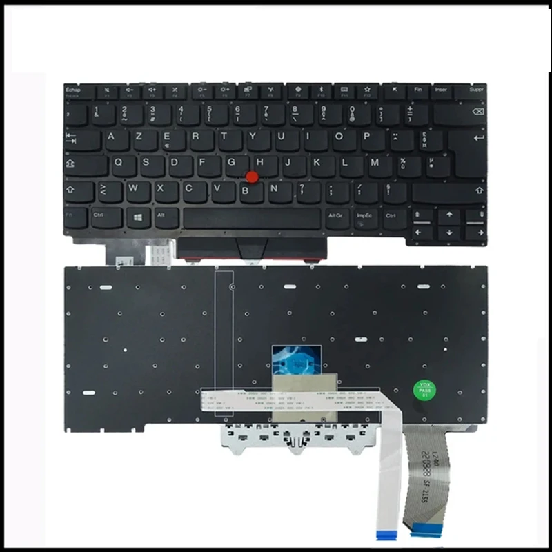 Teclado Azerty-francês para Notebook Lenovo Thinkpad T490s T495s T14s