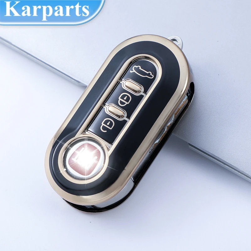 

TPU Car Remote Key Case Cover Shell Fob For Fiat 500 Ducato Panda 500L Punto Lancia Musa For Citroen Jumper For Peugeot Boxer