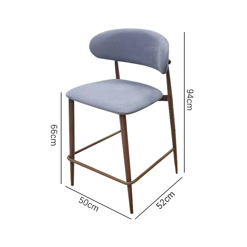 

Стульчик для кормления из цельного дерева, роскошная барная подставка для ног с роскошной спинкой