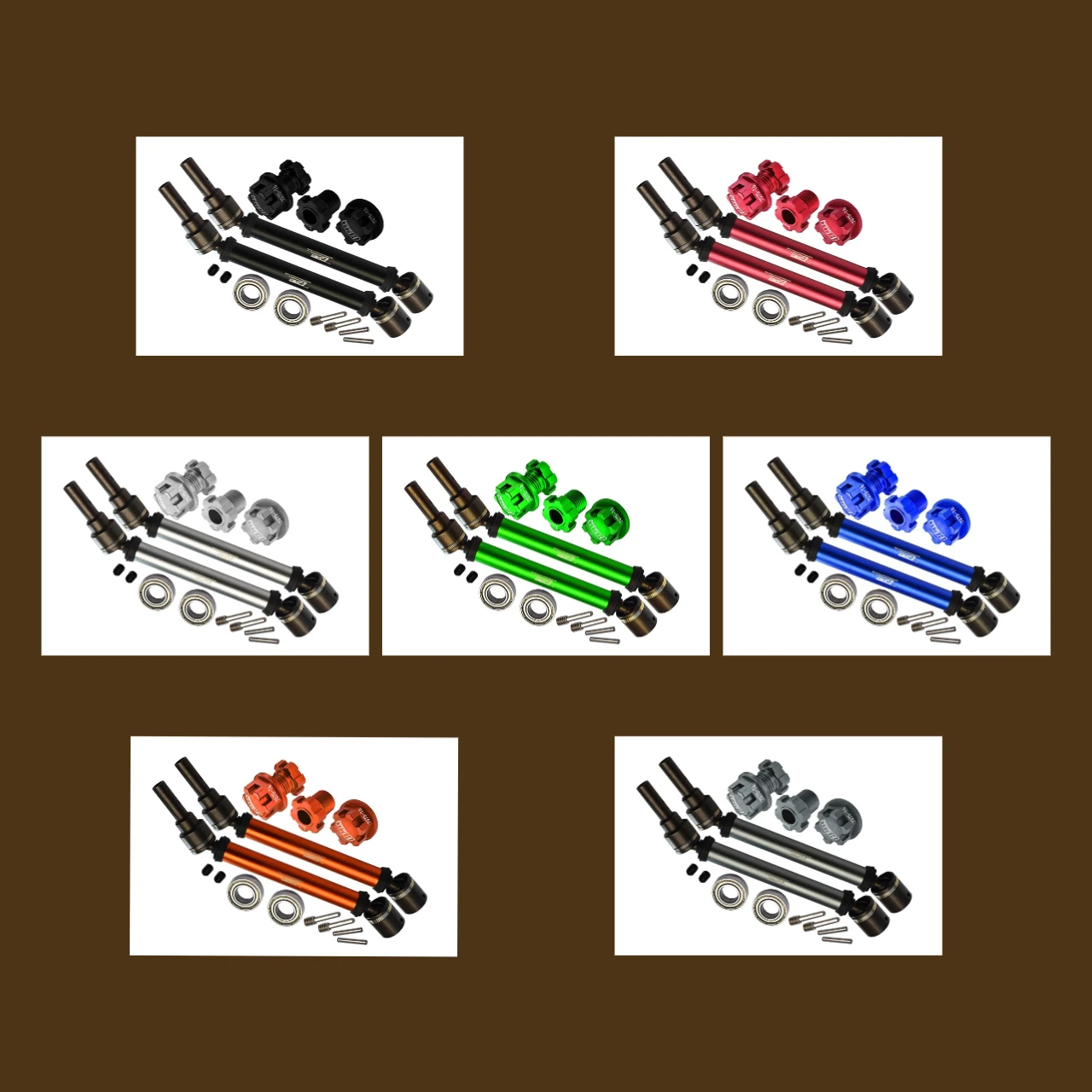 

Передний/задний приводной вал CVD GPM + шестигранный адаптер + замок колеса для TRAXXAS 1/10 MAXX 1,0/2,0