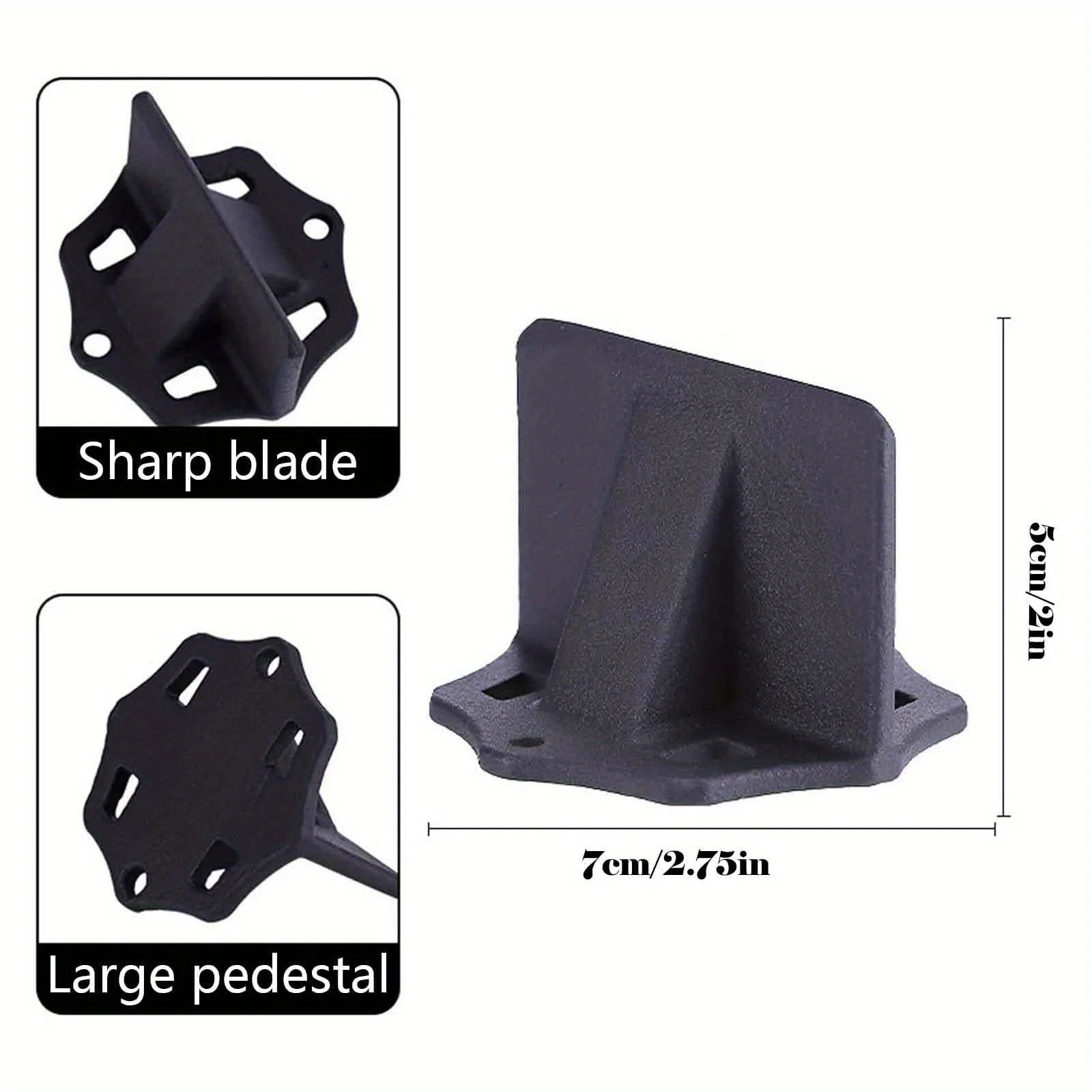 New Arrival Heavy Duty Iron Wood Splitter Manual Wedge for Easy Wood Splitting Ideal for Camping Outdoor Activities Home Gardens