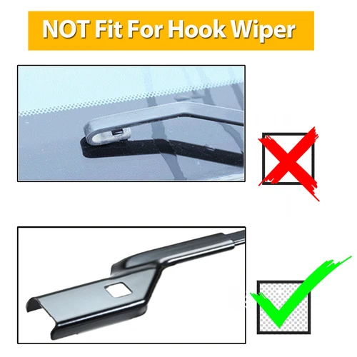Imagen 2 del producto Erick's limpiaparabrisas juego de limpiaparabrisas delantero y trasero para Hyundai I30 2007 - 2010 parabrisas ventana cepillos de lluvia 24 ""+ 18"" + 12""
