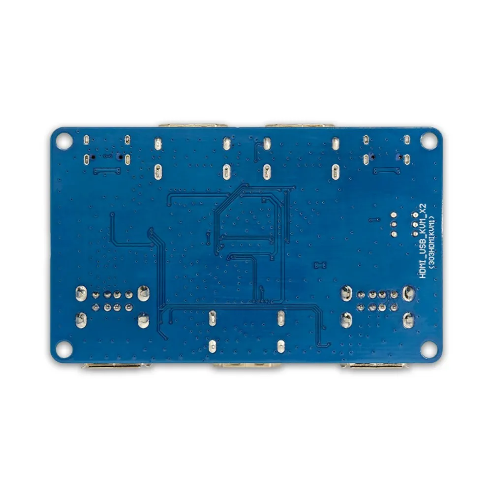 Dual‑Channel KVM Switch Module USB HUB 2 Hosts Share One Set Monitor Keyboard Mouse Button Switch 480Mbps with LED Indicator