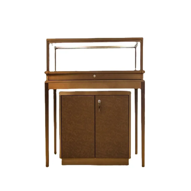 for Arc Jewelry Display Cabinet Customized Gift Rack Monolithic Figure Luggage Showcase Stand