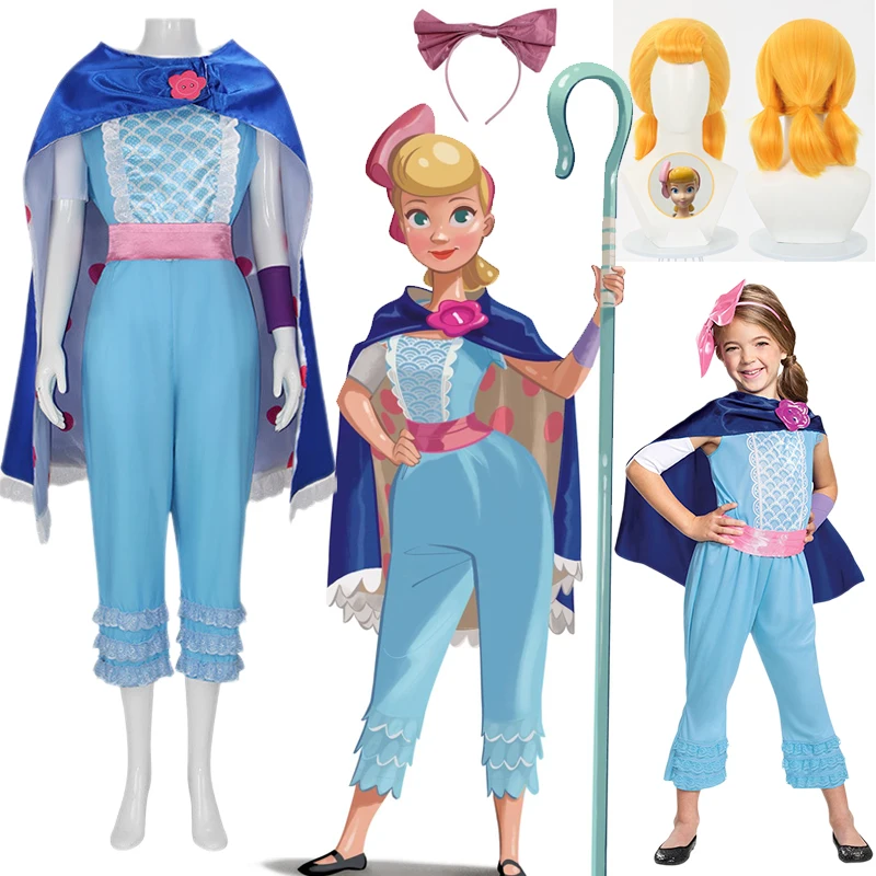 Disfraz de Cosplay de Pastora de Anime Lame Life, Disfraz de Película de Bo Peep, Juguete de la Princesa Pastora, para Fiesta de Halloween, Carnaval, Adultos y Niños