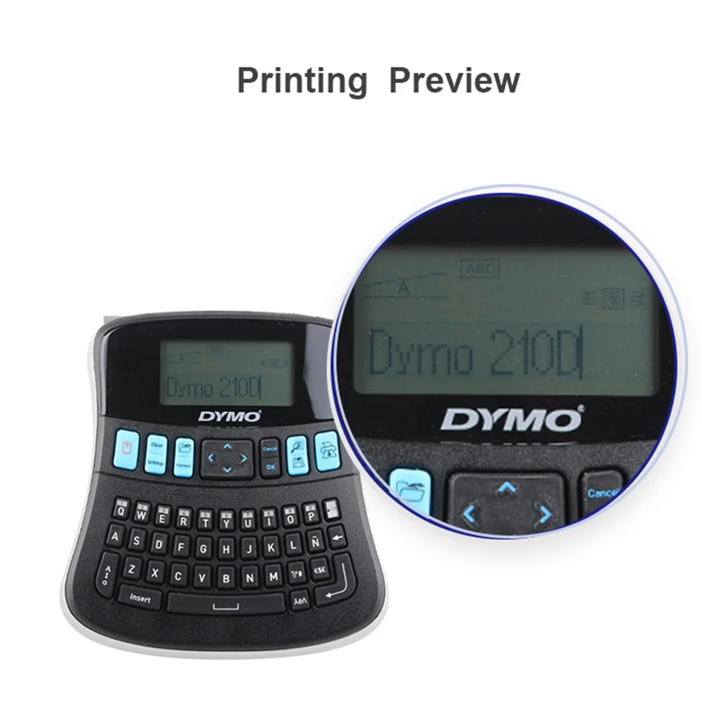 Imagem -06 - Dymo-label Printer Machine Lm210d Impressora Portátil de Mão Label Maker Lm-210d Dymo d1 mm mm 12 mm 45013 40913