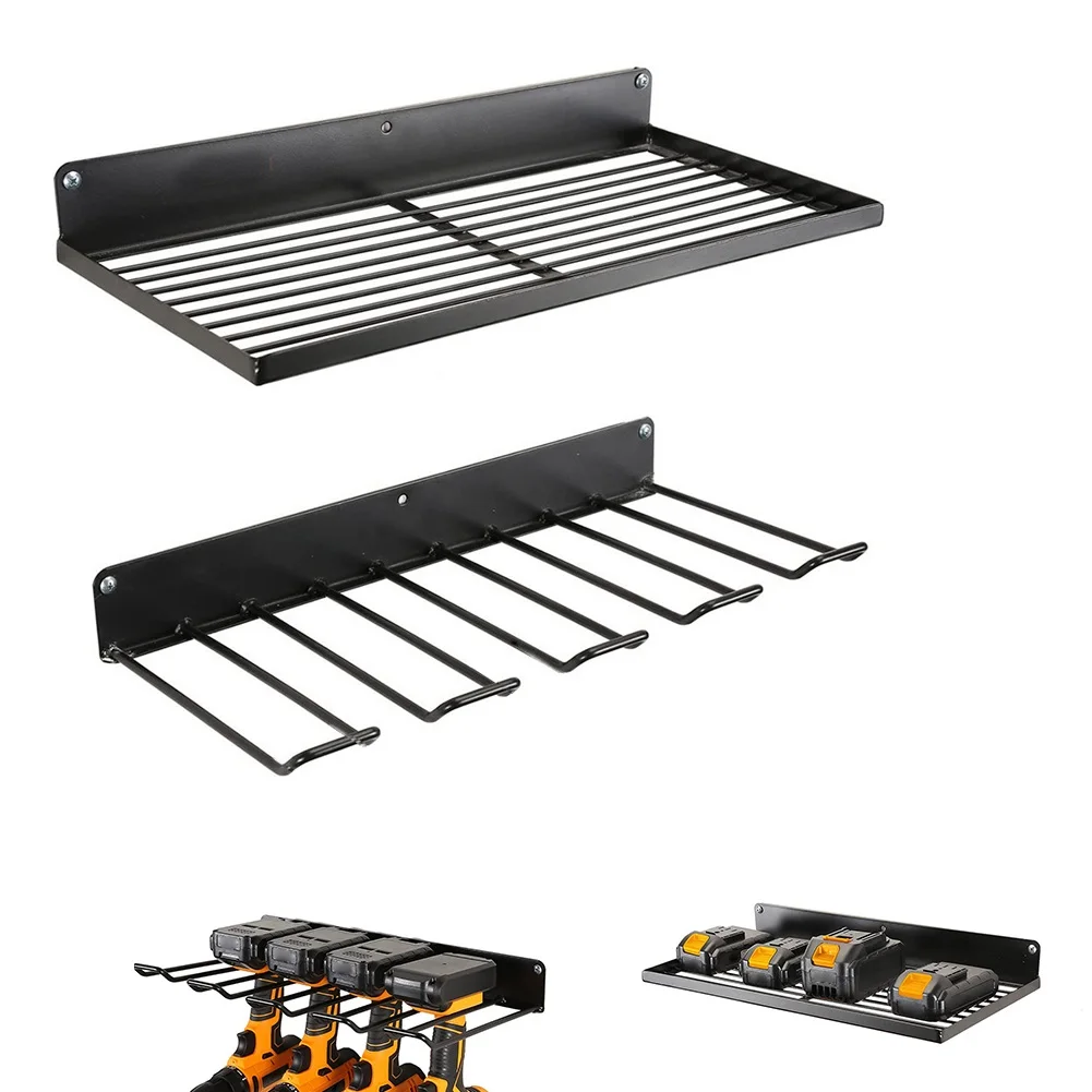 Efficient Tool Organization Electric Drill Holder Heavy Duty Rack Efficient Storage Solution High Strength Metal Rack