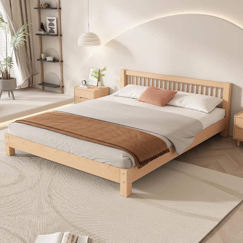 Children Safe Wooden Beds Princess Nordic Big Luxury Free Shipping Minimalist Bed High Twin Home Cama Matrimonial Furnitures