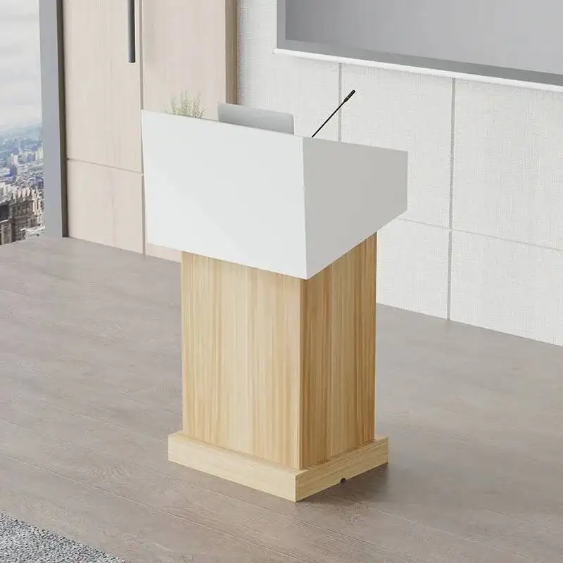 

Desks Reception Podium Lecture Stand Luxury Clinic Speech Stand Support Customization Fillet Treatment Reception Tavolo Table