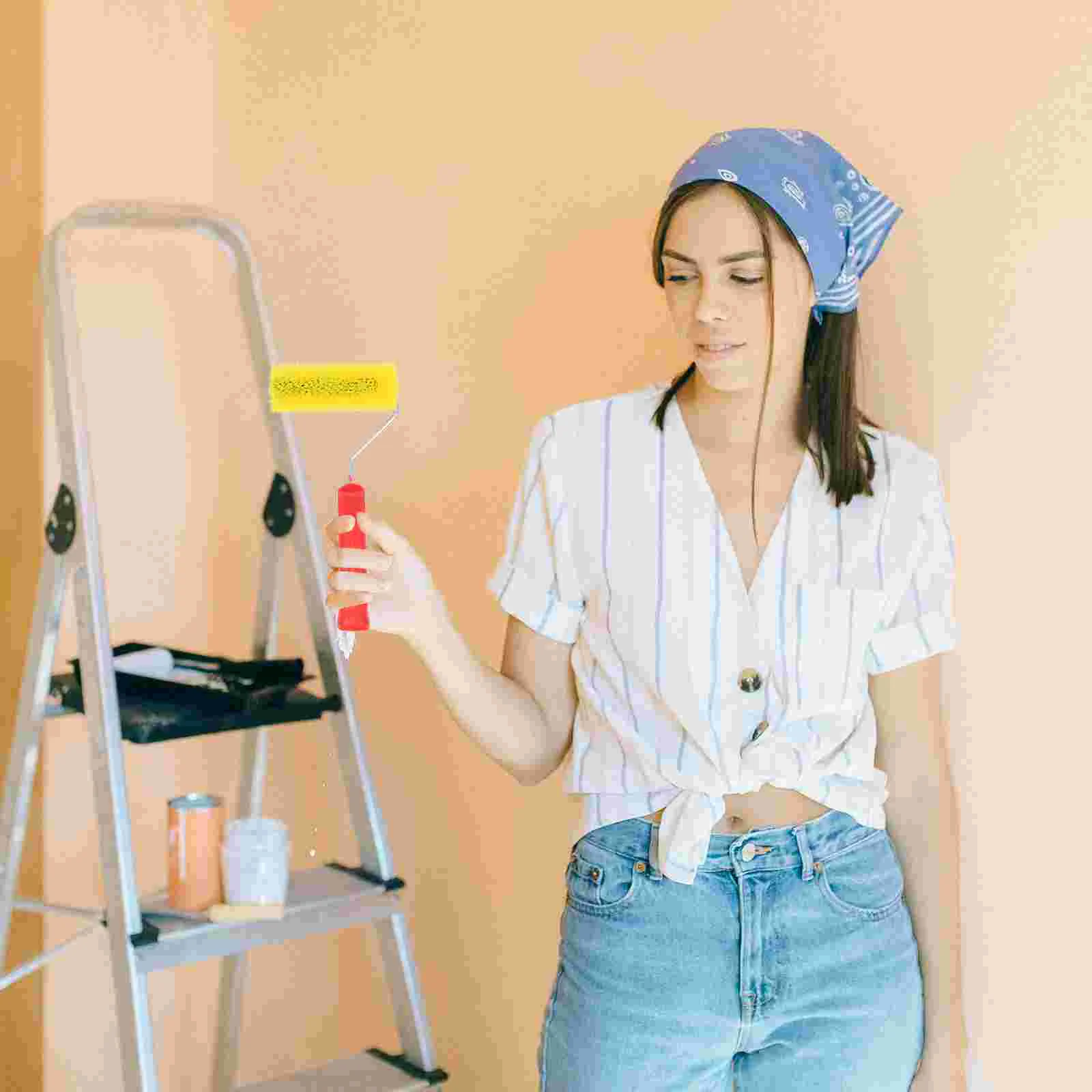 10 Pcs Roller Brush Diatom Mud Paint Embossing Drywall Filling Texture Sponge