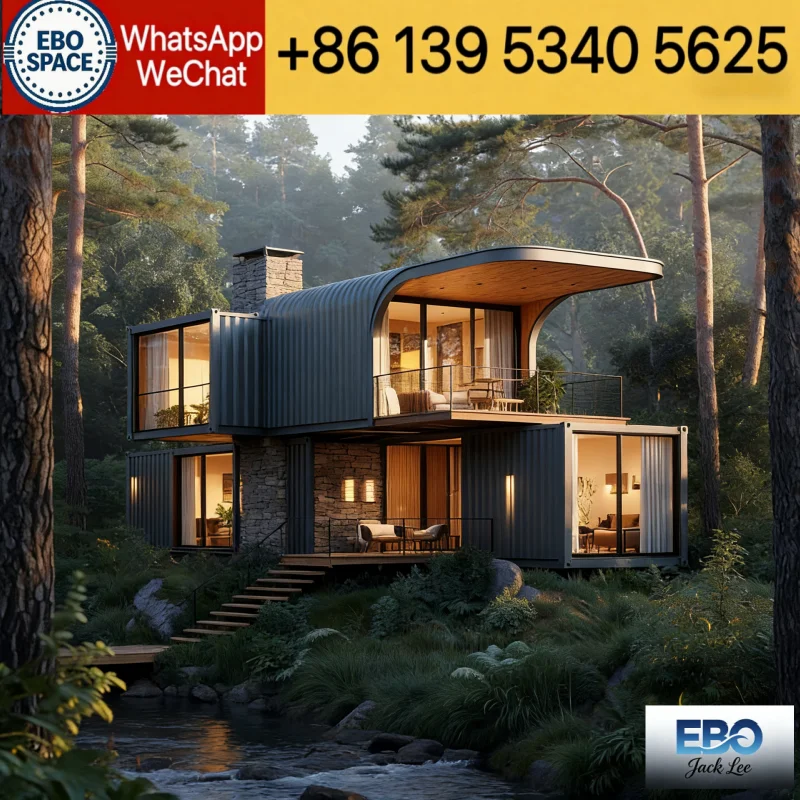 Secure Steel Expandable Container House Modular Structure Suitable for Harsh Environment Housing Projects