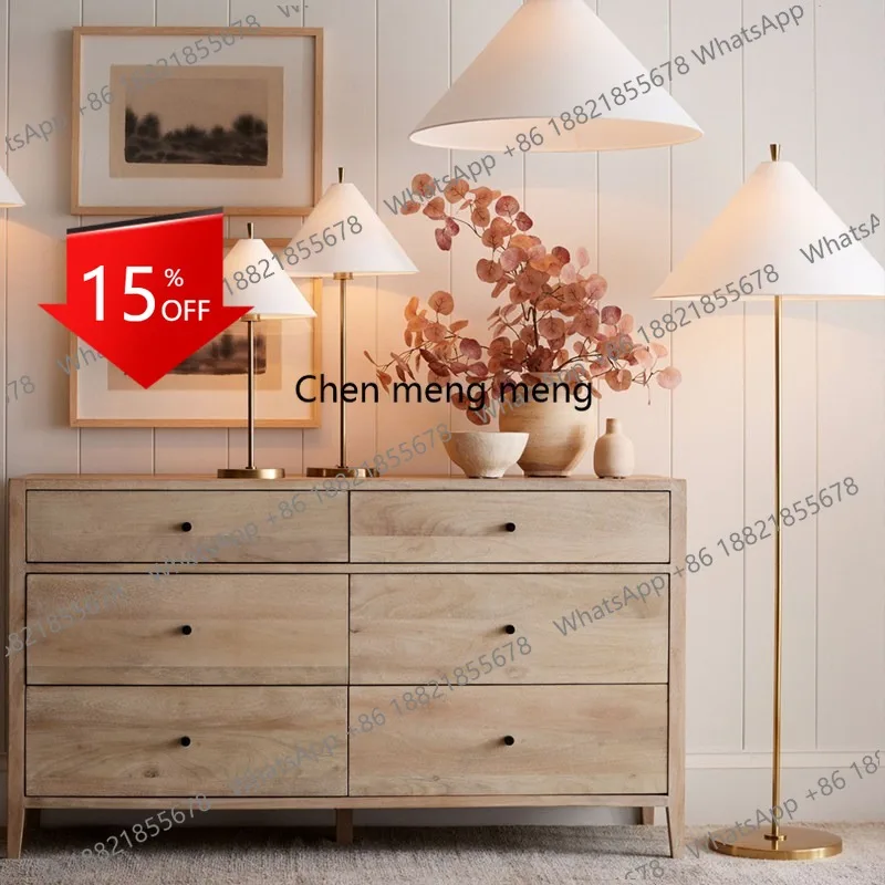 E153 American country wrought iron living room bedroom study restaurant bed and breakfast floor lamp next to the sofa