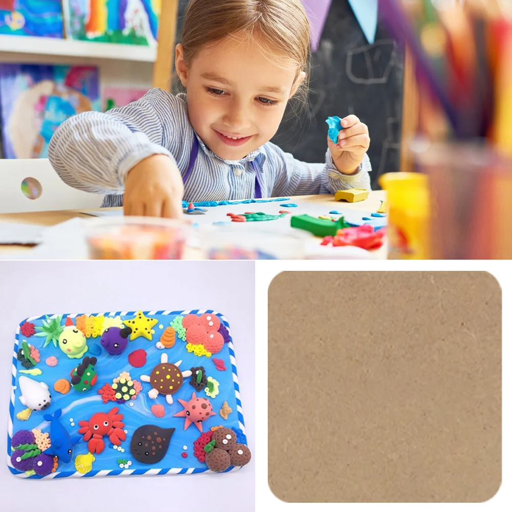 10 قطعة لوحة دعم الطين صياغة الطين الخشب الفخار صنع لوحات DIY بها بنفسك الإمدادات