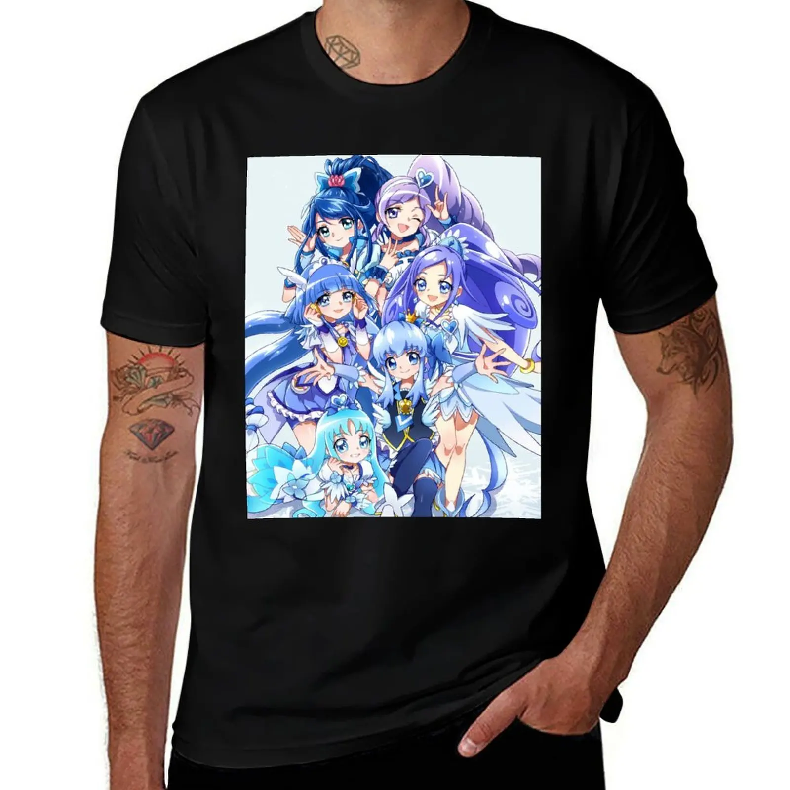 

Dokidoki precure-All in One T-Shirt Large Size Basic Casual T-Shirt