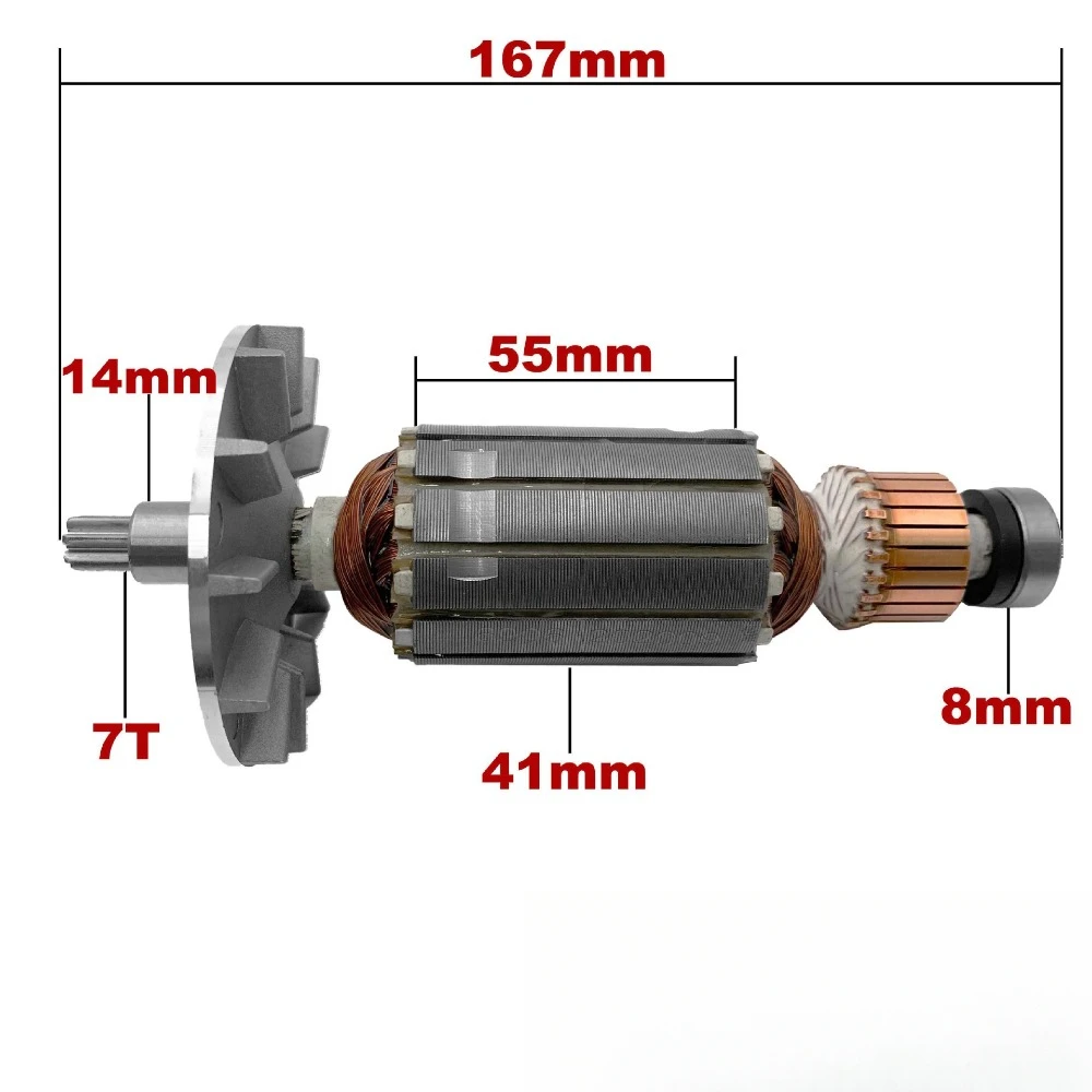 Suitable for Makita Electric Wrench 6906 Armature Rotor, Anchor Armature, Motor Parts