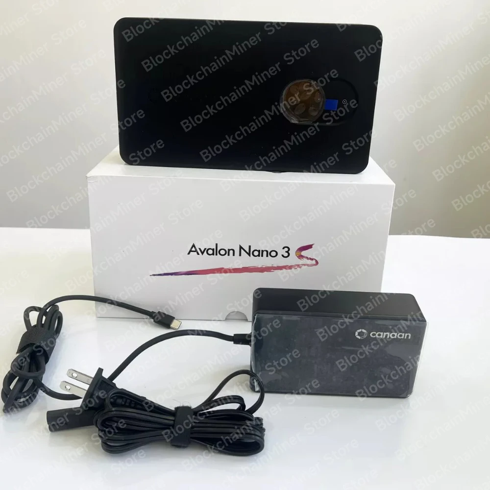 New Canaan Avalon Nano 3S 6Th/s 140W BTC Miner Cheep Bitcoin Miner Home Office Heater with PSU for Home Use March Batch