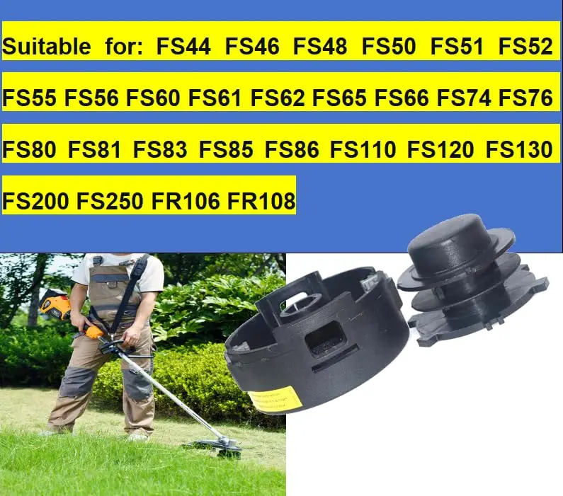 Головка триммера 25-2 для STIHL Weed Eater FS55 FS55R FS56 FS56RC FS70 FS70R FS80 FS85 FS90 FS90R FS91R FS94R FS100RX FS120 FS130