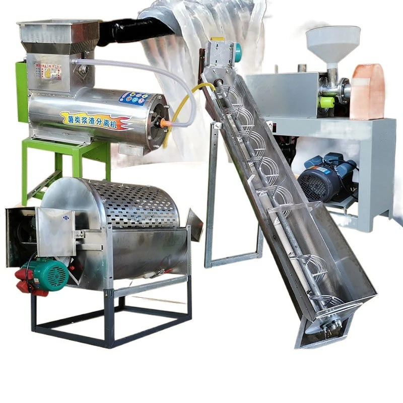 Máquina para hacer fideos de batata, pequeña producción doméstica, maquinaria para emprendedores, equipo de procesamiento de puré