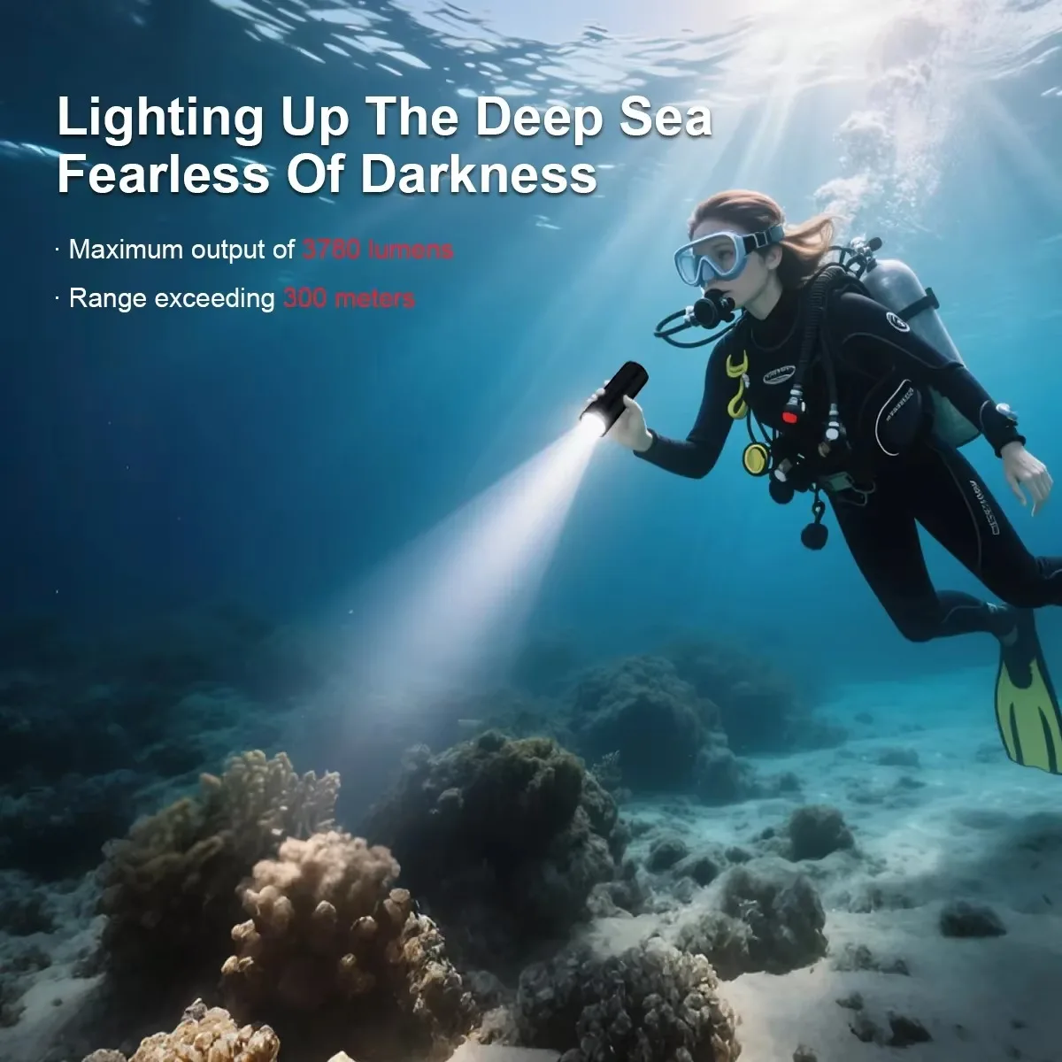 Hot Sale Ferei W155II Aviation Grade Aluminum Diving Flashlight Long Endurance High Power 250m Beam Distance 15625CD Luminous 5