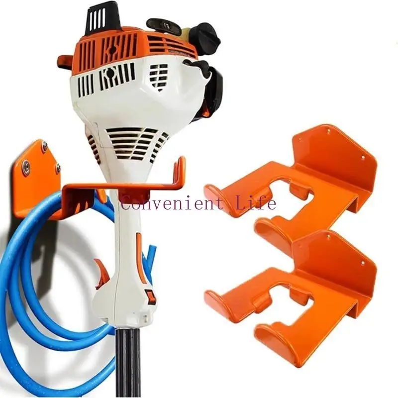 

L1EE Weeder Eater Storage, Garden Space Saving Wall Bracket Hook Heavy Load Capacity