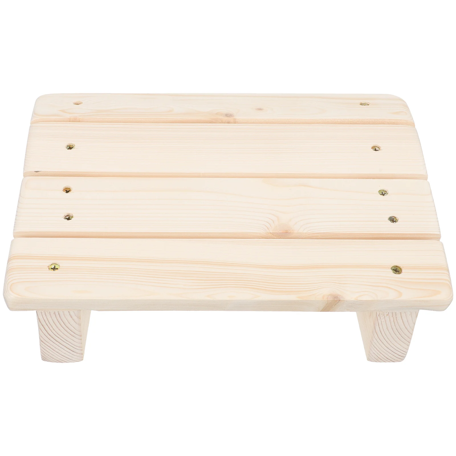 

Comfortable Wooden Foot Rest Stand Multipurpose Stepping Stool for Office Desk Foot Support and Relaxation Office Footstool