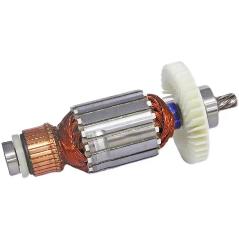 For Workshop Maintenance Miter Saw Rotor LS1045 Armature SLiver Electric Saw Part OEM Standard Fit High Durability