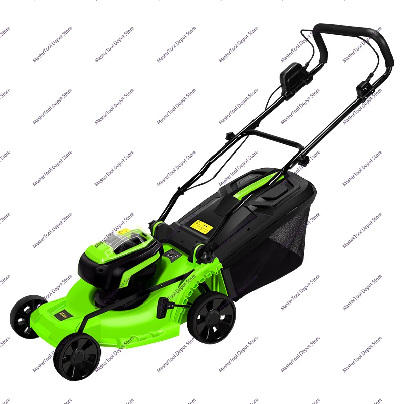 

40 В Бесщеточная литиевая электрическая газонокосилка Перезаряжаемая электрическая бытовая ручная газонокосилка Газонокосилка