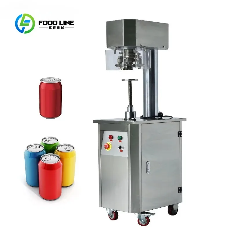 Customized Semi Automatic Tin Can Sealing Machine Can Sealer Machine for Tomato Beer  Quick Sealing of Cans