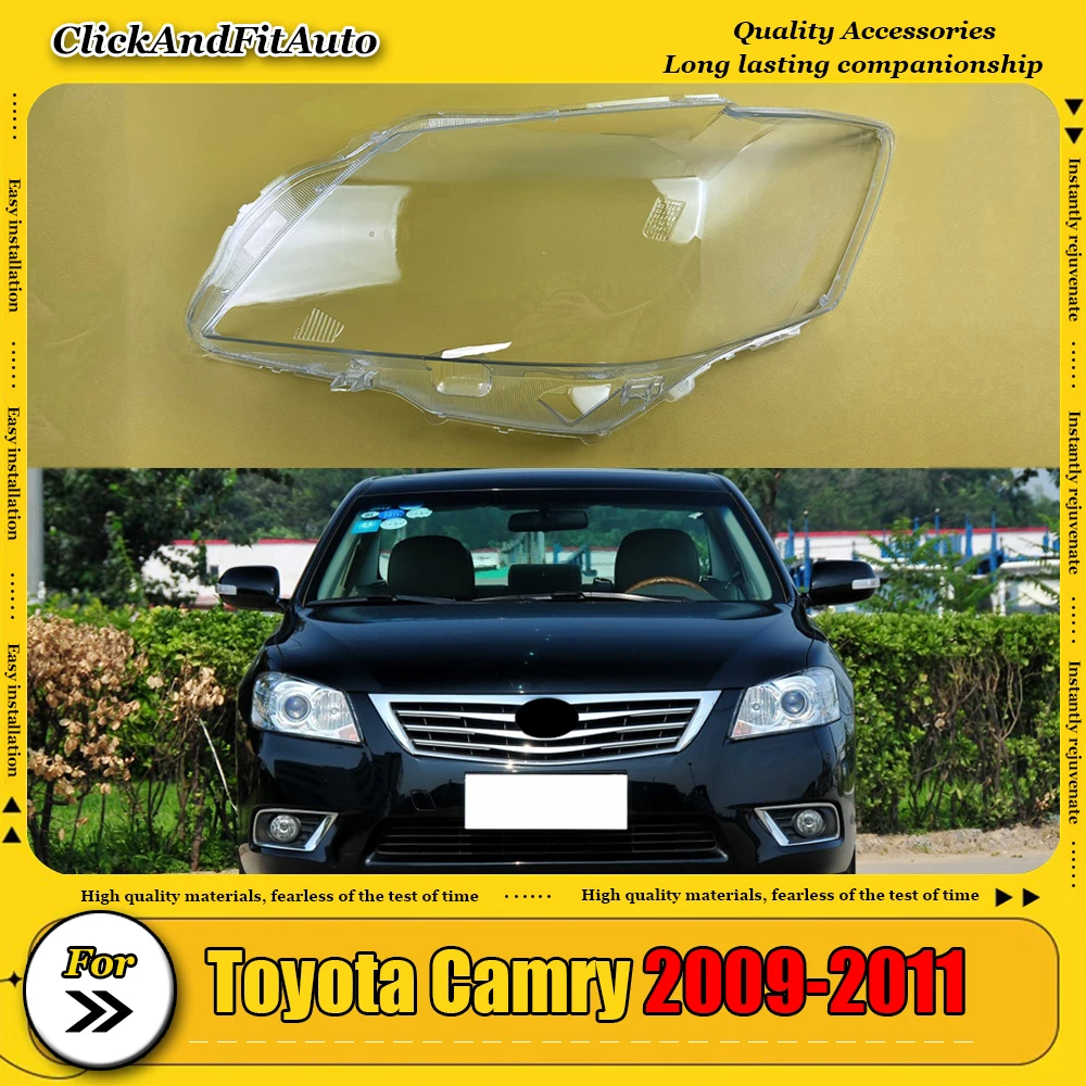 

Для Toyota Camry 2009-2011 автомобильная сменная крышка для фар, прозрачный абажур, чехол для лампы, стеклянный корпус линзы