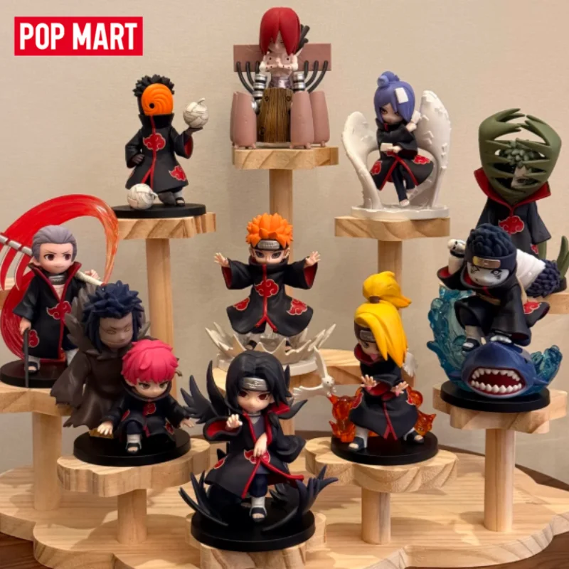 

POPMART GONG Naruto Shippuden Akatsuki Arc Series Blind Box Toys Kawaii Anime Action Figure Surprise Mystery Box Dolls Gift