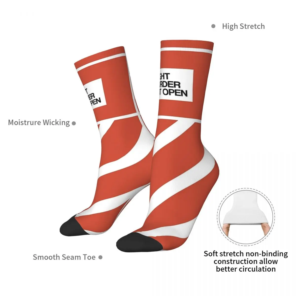 Flight Recorder Socks Harajuku Super Soft Stockings All Season Long Socks Accessories for Man's Woman's Birthday Present