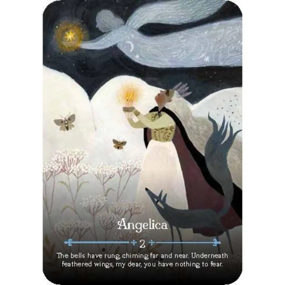 

10.4*7.3cm Seasons of The Witch Imbolc Oracle Evoke The Spirit of Imbolc 44 Cards Seed of Spiritual Guidance