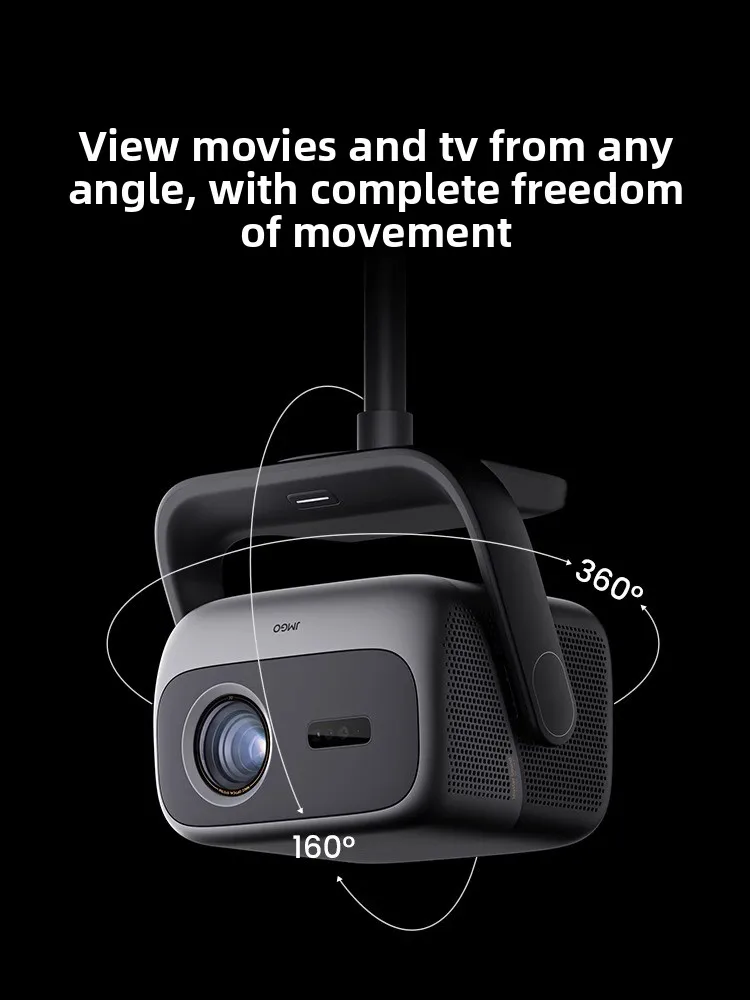 N3 Series Mechanical Ceiling Mount Aluminum Alloy Projector Bracket 10KG Load 360° Horizontal Rotation Stand Fit JMGO Projector