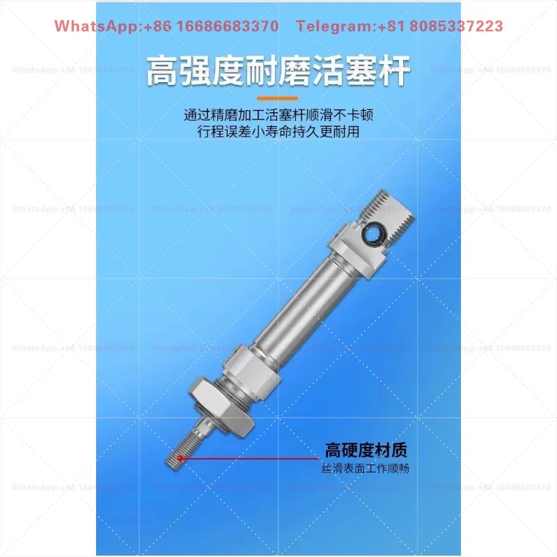 Original DSNU Series Pneumatic Cylinder DSNU-16/20/25/32/40/50/63/75/80/100/125-PV-P-A ISO6432 Round Mini Air Cylinder
