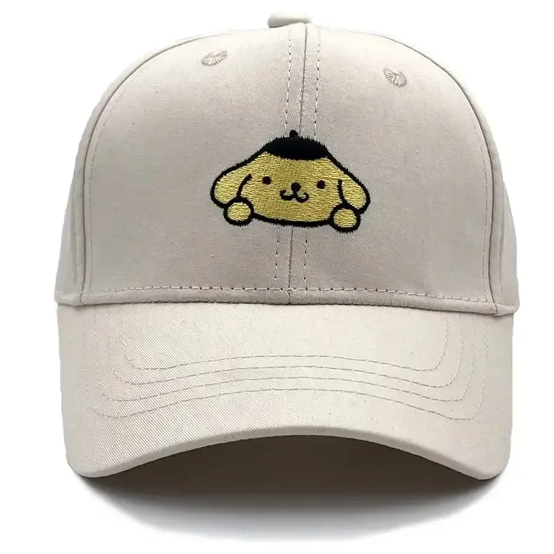 Gorra de béisbol de dibujos animados de Sanrio Hello Kitty Kuromi, Cinnamoroll de algodón para niños, Stitch, Disney, regalos de Navidad para niños