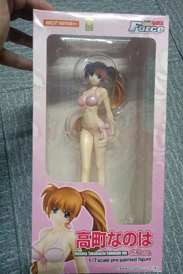 

Original Genuine Alphamax Nanoha Takamachi Magical Record Lyrical Nanoha Force Swimwear Ver 1/6 Model Animation Character Toy