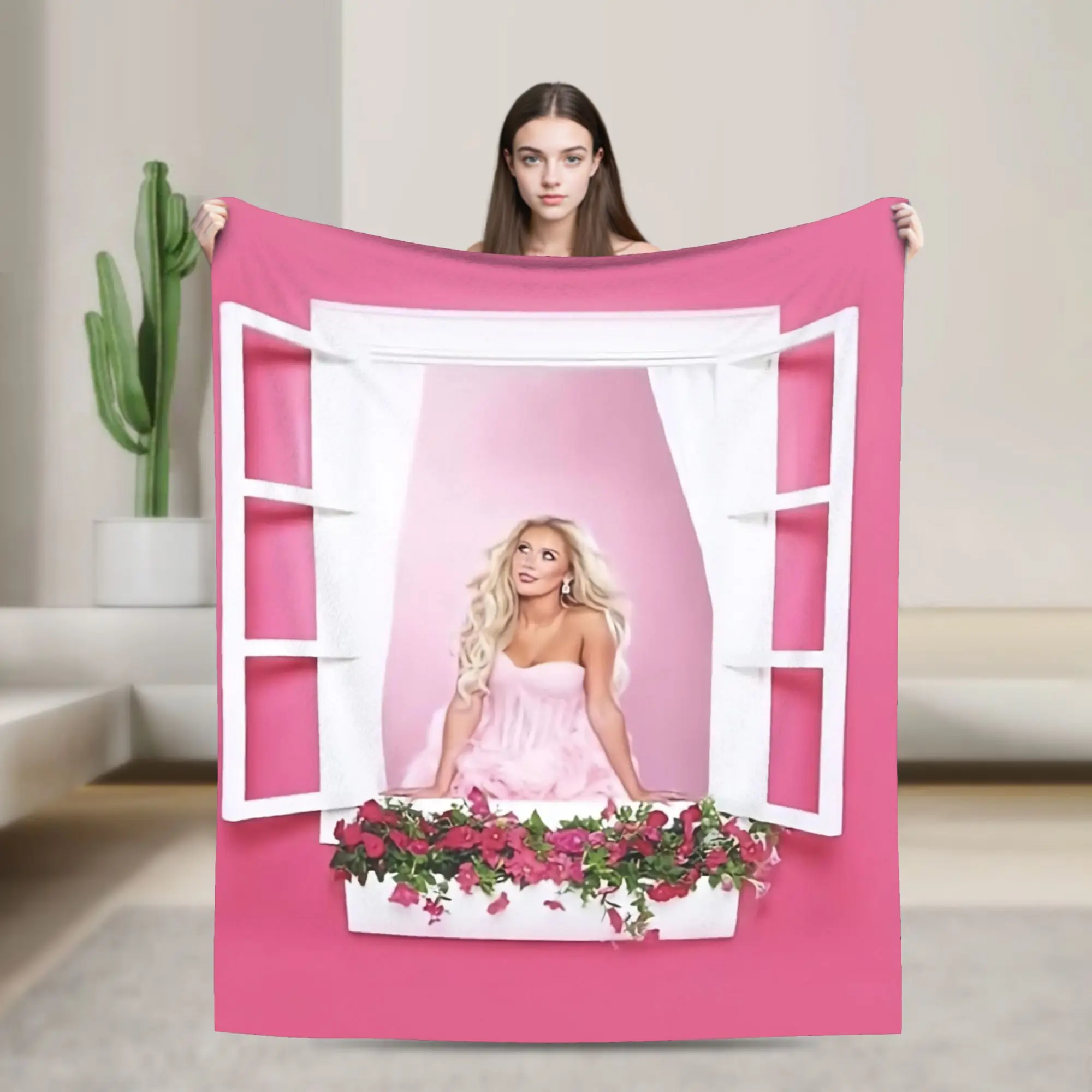Megan Moroney Singer  Blanket Multi-size Cozy and Lightweight  Throw Blankets for Couch Sofa and Bed