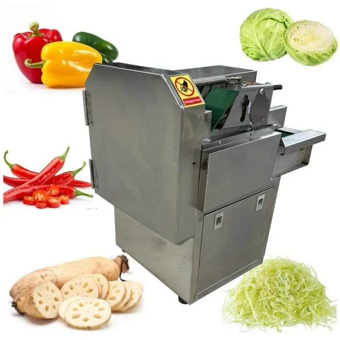Factory Price Commercial Vegetable Cutter Electric Machine Vegetable Cutter Carrot Beetroot Cutting Potato Chopping Machine