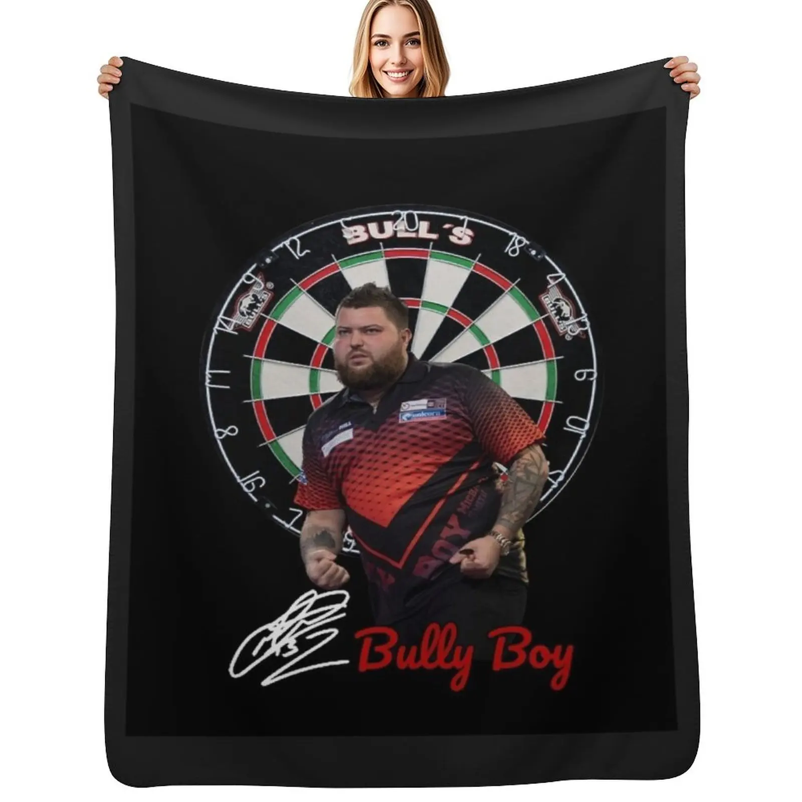 Michaels Smith Bullys Boy Throw Blanket Modern Design Soft Blanket for Home Decor